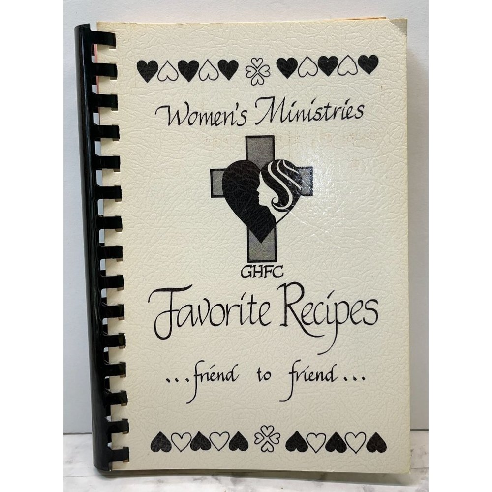 Womens Ministries Favorite Church Recipes Cookbook Granada Heights Friends Vtg